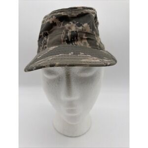 Utility US Air Force Military Cap Hat Digital Camo Size Fitted (6 3/4) Official